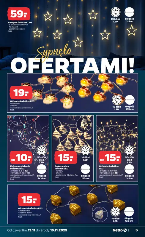Netto - gazetka promocyjna Gazetka Non Food od czwartku 13.11 do środy 19.11 - strona 5