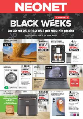 NEONET - gazetka promocyjna BLACK WEEKS - TOP OFERTY od czwartku 06.11 do soboty 22.11
