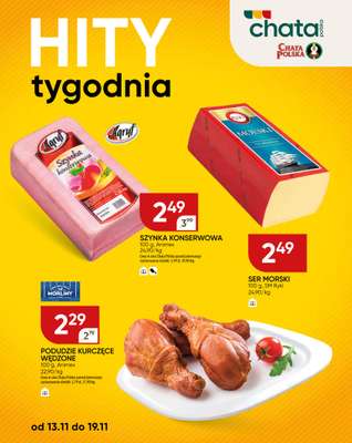 Chata Polska - gazetka promocyjna Hity tygodnia od czwartku 13.11 do środy 19.11