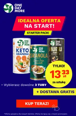 One Day More - gazetka promocyjna Starter pack od piątku 07.11 do piątku 14.11