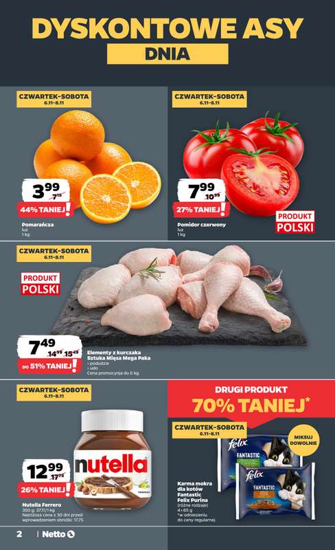 Netto - gazetka promocyjna Gazetka Spożywcza od czwartku 06.11 do soboty 08.11 - strona 2