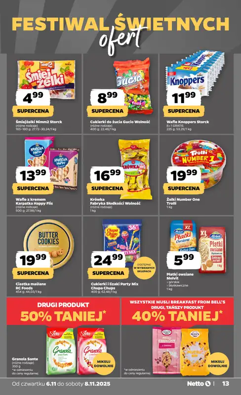 Netto - gazetka promocyjna Gazetka Spożywcza od czwartku 06.11 do soboty 08.11 - strona 13