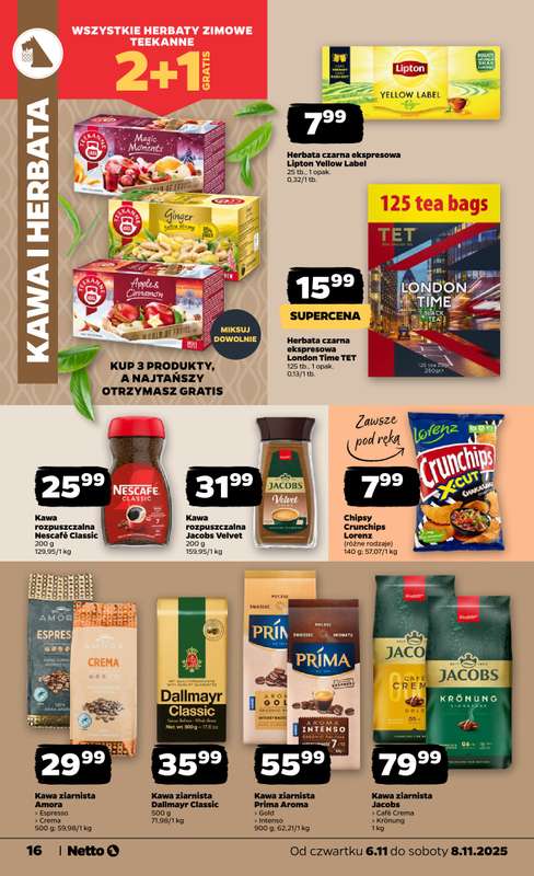 Netto - gazetka promocyjna Gazetka Spożywcza od czwartku 06.11 do soboty 08.11 - strona 16