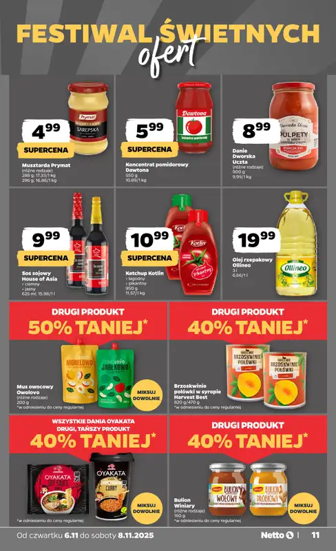 Netto - gazetka promocyjna Gazetka Spożywcza od czwartku 06.11 do soboty 08.11 - strona 11