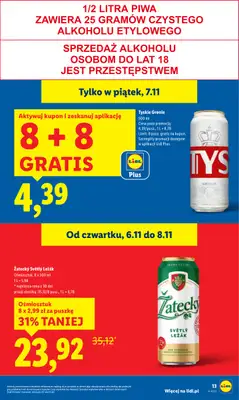 Lidl - gazetka promocyjna Oferta od czwartku od czwartku 06.11 do soboty 08.11 - strona 13