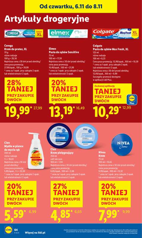 Lidl - gazetka promocyjna Oferta od czwartku od czwartku 06.11 do soboty 08.11 - strona 66