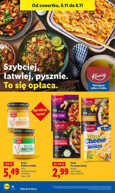 Lidl - gazetka promocyjna Oferta od czwartku od czwartku 06.11 do soboty 08.11 - strona 40