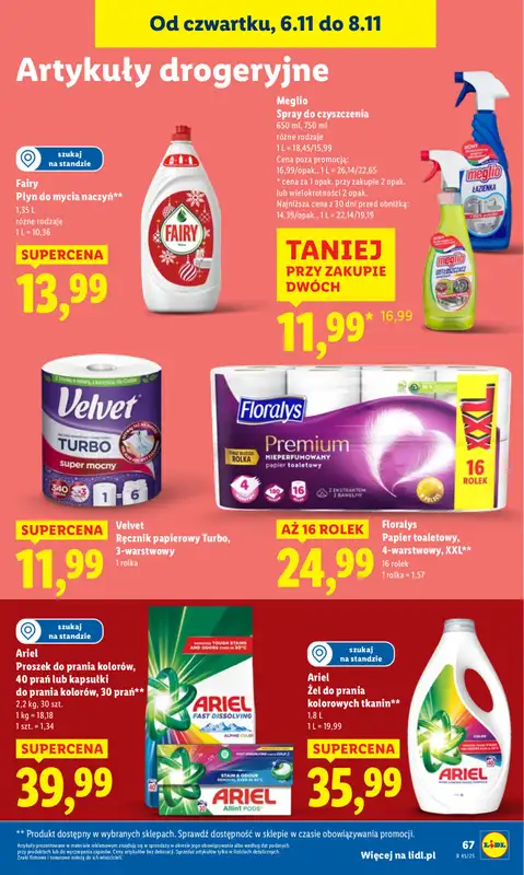 Lidl - gazetka promocyjna Oferta od czwartku od czwartku 06.11 do soboty 08.11 - strona 69