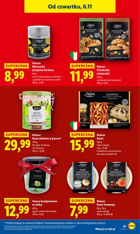 Lidl - gazetka promocyjna Oferta od czwartku od czwartku 06.11 do soboty 08.11 - strona 45