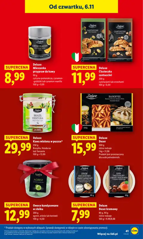Lidl - gazetka promocyjna Oferta od czwartku od czwartku 06.11 do soboty 08.11 - strona 45