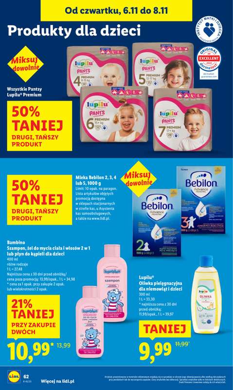 Lidl - gazetka promocyjna Oferta od czwartku od czwartku 06.11 do soboty 08.11 - strona 64