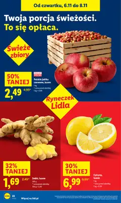 Lidl - gazetka promocyjna Oferta od czwartku od czwartku 06.11 do soboty 08.11 - strona 22