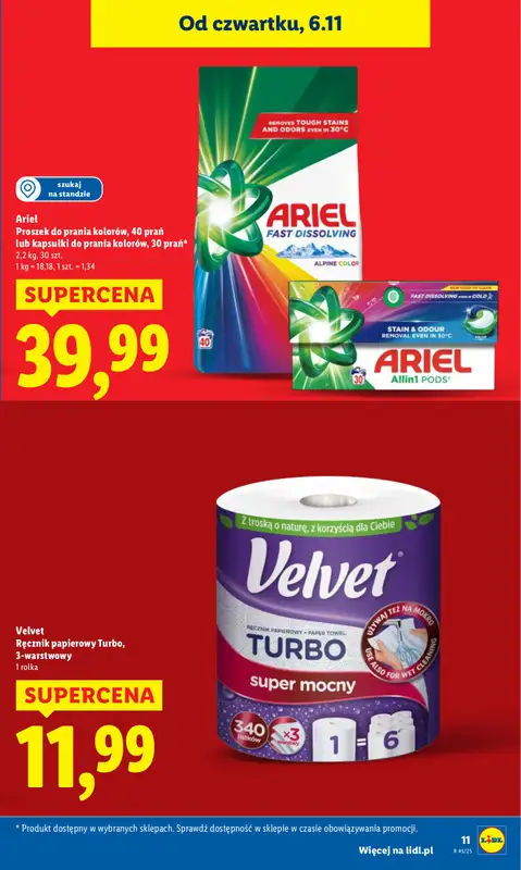Lidl - gazetka promocyjna Oferta od czwartku od czwartku 06.11 do soboty 08.11 - strona 11