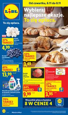 Lidl - gazetka promocyjna Oferta od czwartku od czwartku 06.11 do soboty 08.11