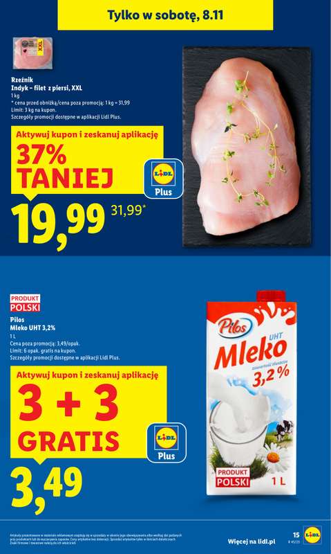 Lidl - gazetka promocyjna Oferta od czwartku od czwartku 06.11 do soboty 08.11 - strona 15