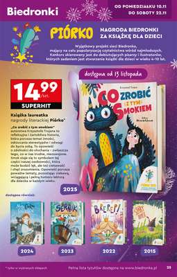 Biedronka - gazetka promocyjna Okazje tygodnia od 10.11 od poniedziałku 10.11 do środy 26.11 - strona 27