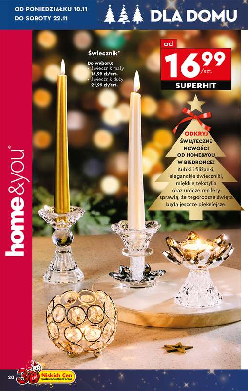 Biedronka - gazetka promocyjna Okazje tygodnia od 10.11 od poniedziałku 10.11 do środy 26.11 - strona 22