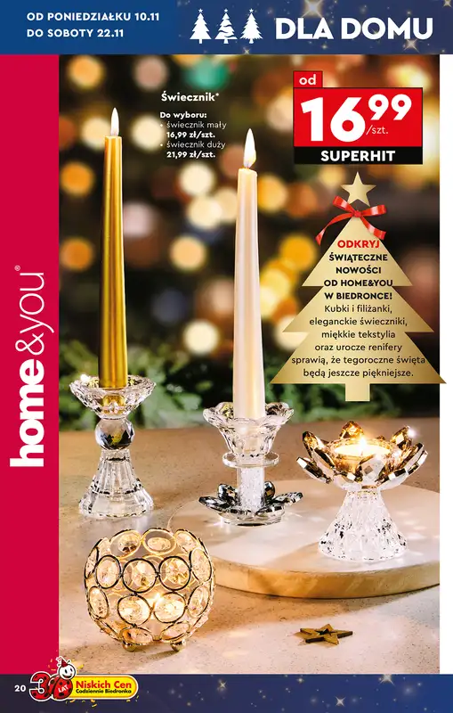 Biedronka - gazetka promocyjna Okazje tygodnia od 10.11 od poniedziałku 10.11 do środy 26.11 - strona 22