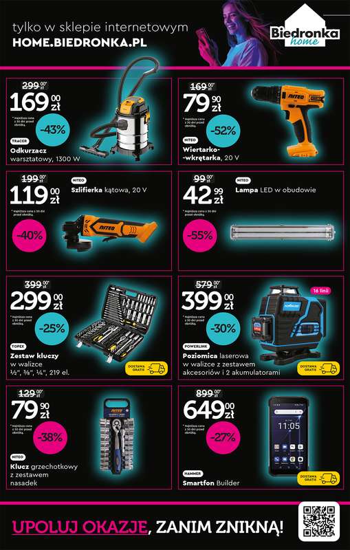 Biedronka - gazetka promocyjna Okazje tygodnia od 10.11 od poniedziałku 10.11 do środy 26.11 - strona 47