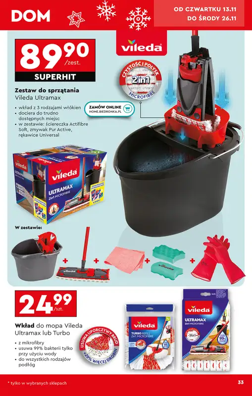 Biedronka - gazetka promocyjna Okazje tygodnia od 10.11 od poniedziałku 10.11 do środy 26.11 - strona 35