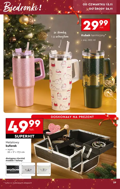Biedronka - gazetka promocyjna Okazje tygodnia od 10.11 od poniedziałku 10.11 do środy 26.11 - strona 31
