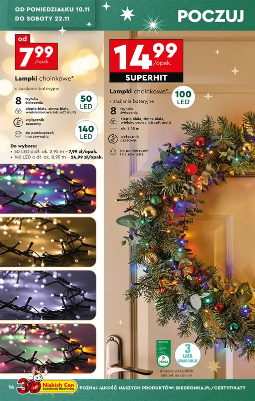 Biedronka - gazetka promocyjna Okazje tygodnia od 10.11 od poniedziałku 10.11 do środy 26.11 - strona 16