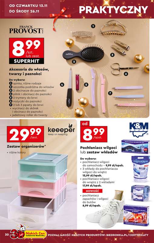 Biedronka - gazetka promocyjna Okazje tygodnia od 10.11 od poniedziałku 10.11 do środy 26.11 - strona 32