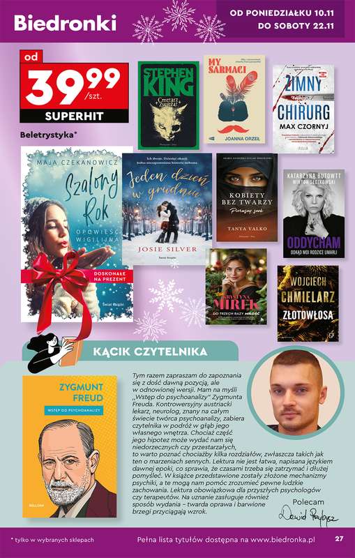Biedronka - gazetka promocyjna Okazje tygodnia od 10.11 od poniedziałku 10.11 do środy 26.11 - strona 29