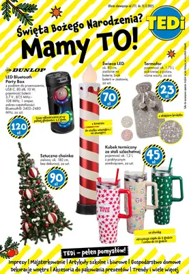 Tedi - gazetka promocyjna Gazetka od piątku 07.11 do soboty 15.11