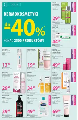 Hebe - gazetka promocyjna Gazetka od piątku 07.11 do niedzieli 23.11 - strona 2