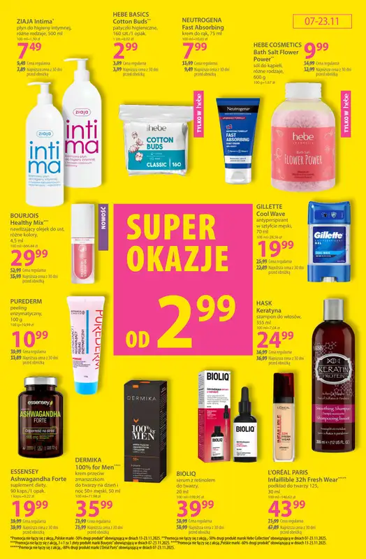 Hebe - gazetka promocyjna Gazetka od piątku 07.11 do niedzieli 23.11 - strona 15