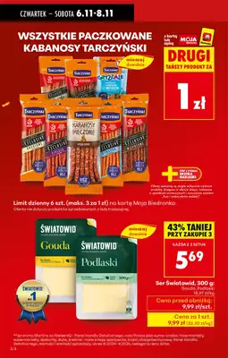 Biedronka - gazetka promocyjna Od czwartku od czwartku 06.11 do środy 12.11 - strona 6