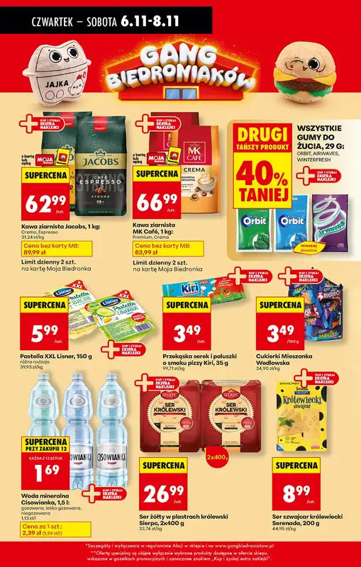 Biedronka - gazetka promocyjna Od czwartku, Z ladą tradycyjną od czwartku 06.11 do środy 12.11 - strona 46