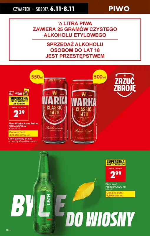 Biedronka - gazetka promocyjna Od czwartku, Z ladą tradycyjną od czwartku 06.11 do środy 12.11 - strona 66