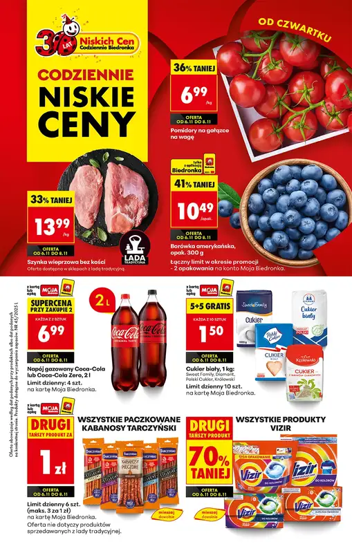 Biedronka - gazetka promocyjna Od czwartku, Z ladą tradycyjną  