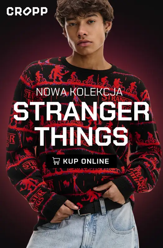 Cropp - gazetka promocyjna Stranger Things – nowa licencjonowana kolekcja! od piątku 07.11 do piątku 14.11