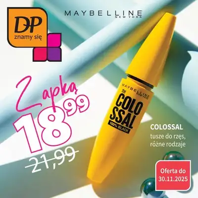 Drogerie Polskie - gazetka promocyjna Promocje Klub DP od piątku 07.11 do niedzieli 30.11