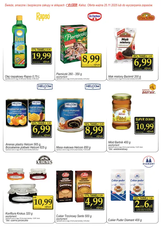 Społem - Blisko i Korzystnie - gazetka promocyjna Gazetka PSS Kalisz od piątku 07.11 do wtorku 25.11 - strona 10