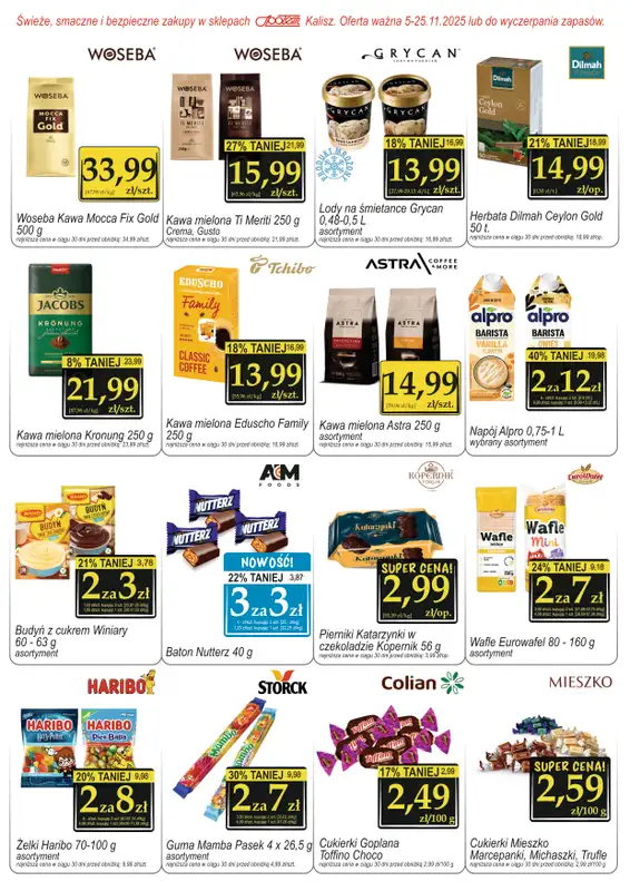 Społem - Blisko i Korzystnie - gazetka promocyjna Gazetka PSS Kalisz od piątku 07.11 do wtorku 25.11 - strona 8