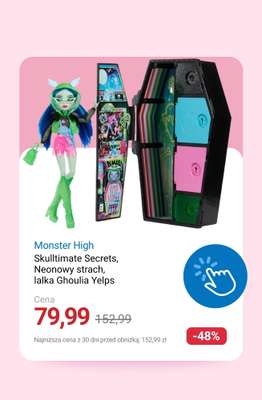 Monster High Skulltimate Secrets, Neonowy strach, lalka Ghoulia Yelps