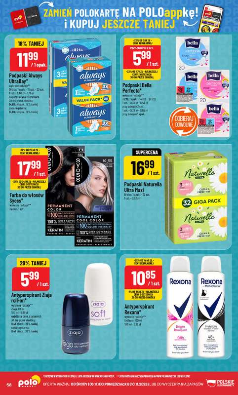 POLOmarket - gazetka promocyjna Gazetka od środy 05.11 do poniedziałku 10.11 - strona 58