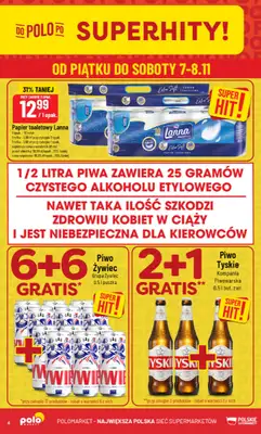 POLOmarket - gazetka promocyjna Gazetka od środy 05.11 do poniedziałku 10.11 - strona 4