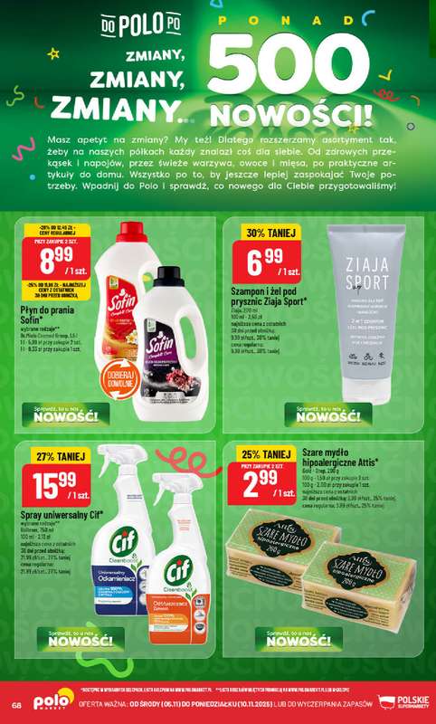 POLOmarket - gazetka promocyjna Gazetka od środy 05.11 do poniedziałku 10.11 - strona 68