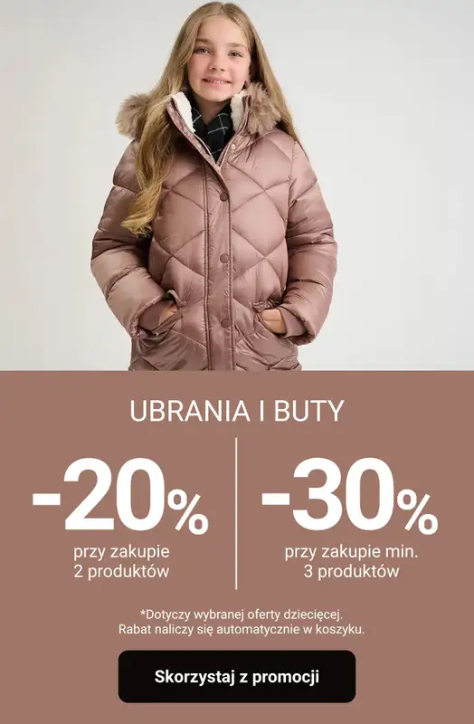 Smyk - gazetka promocyjna Ubrania i buty: -20% przy 2 szt. | -30% przy 3 szt. od soboty 08.11 do środy 12.11