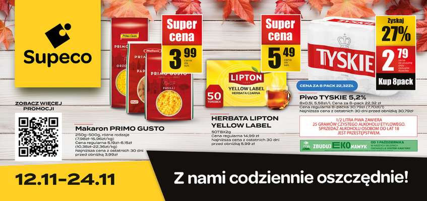 Supeco - gazetka promocyjna BLB od środy 12.11 do poniedziałku 24.11