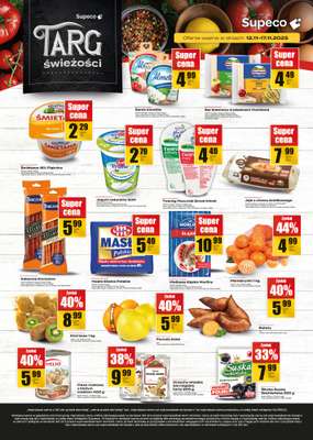 Supeco - gazetka promocyjna Targ świeżości od środy 12.11 do poniedziałku 17.11