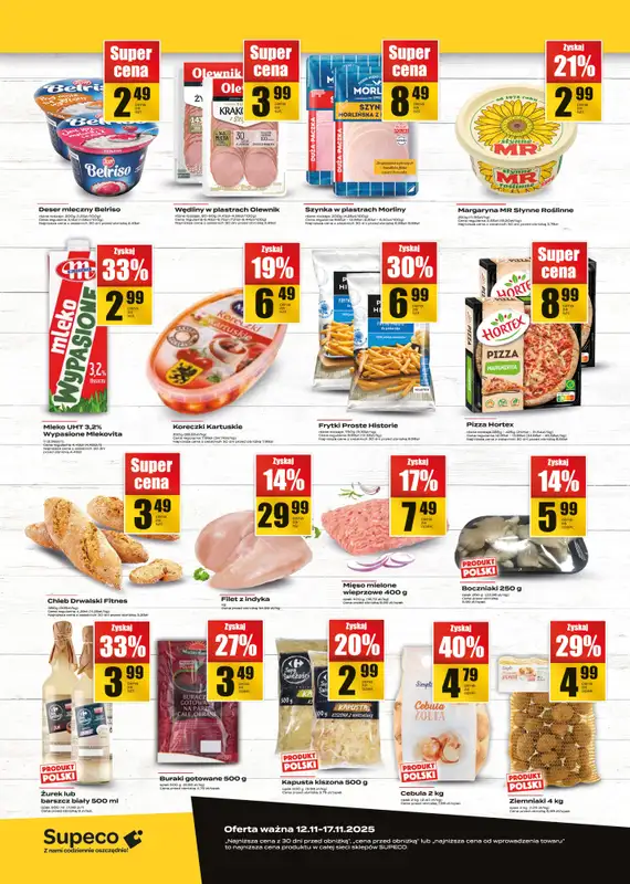 Supeco - gazetka promocyjna Targ świeżości od środy 12.11 do poniedziałku 17.11 - strona 2