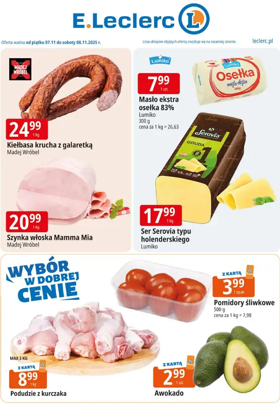 Leclerc - gazetka promocyjna Oferta E.Leclerc I Wybór w dobrej cenie  