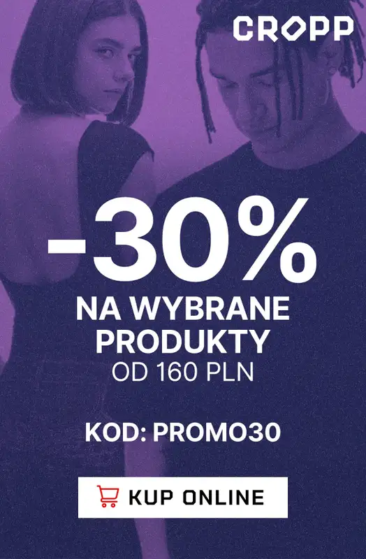 Cropp - gazetka promocyjna -30% na wybrane produkty od 160 PLN od soboty 08.11 do czwartku 20.11