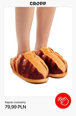 Kapcie croissanty